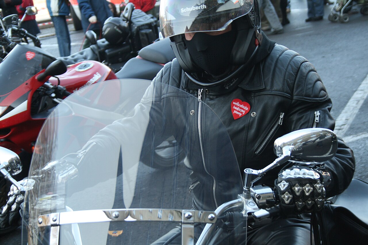 casque moto gant