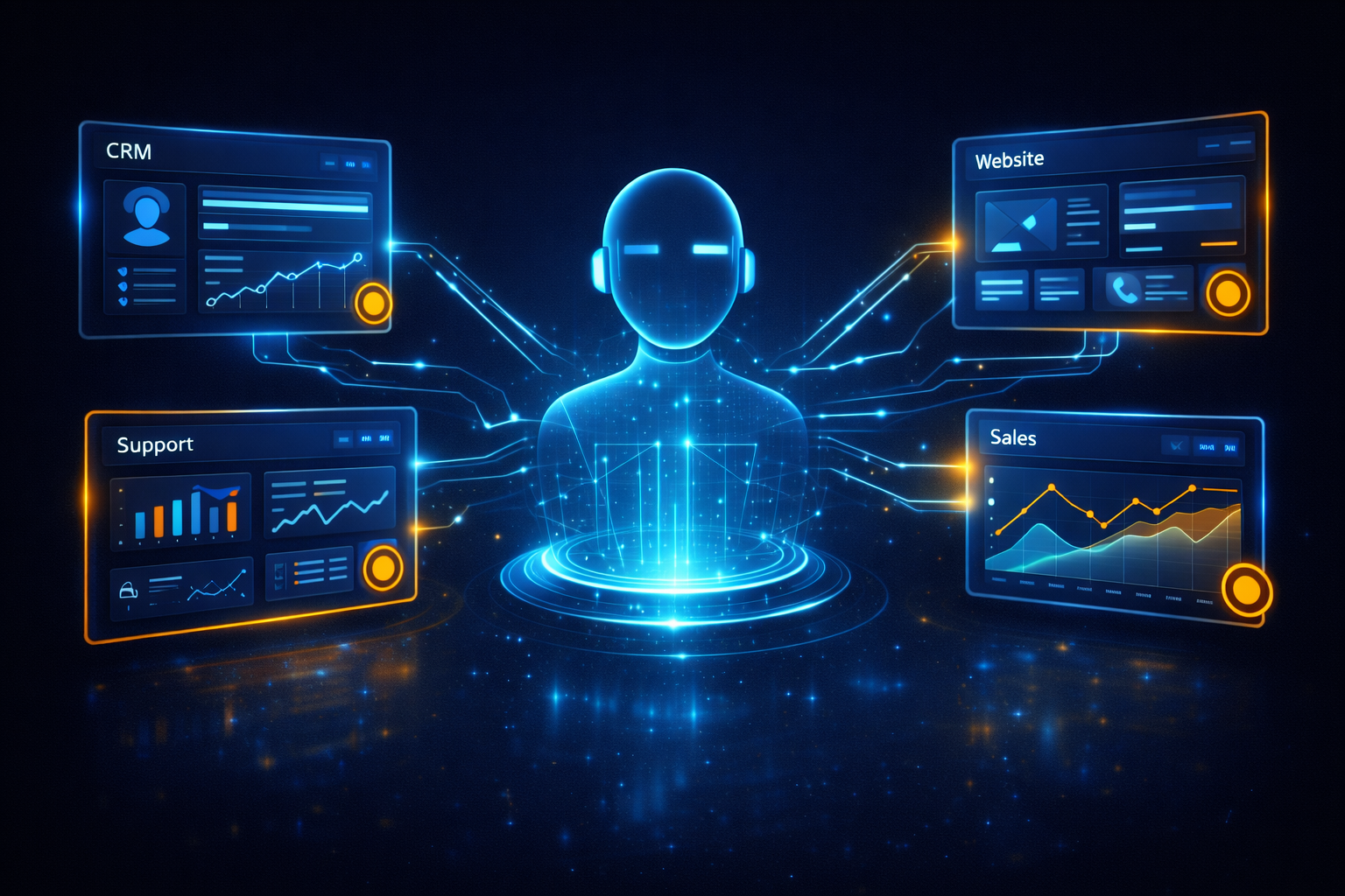 Illustration pour chatbot ia